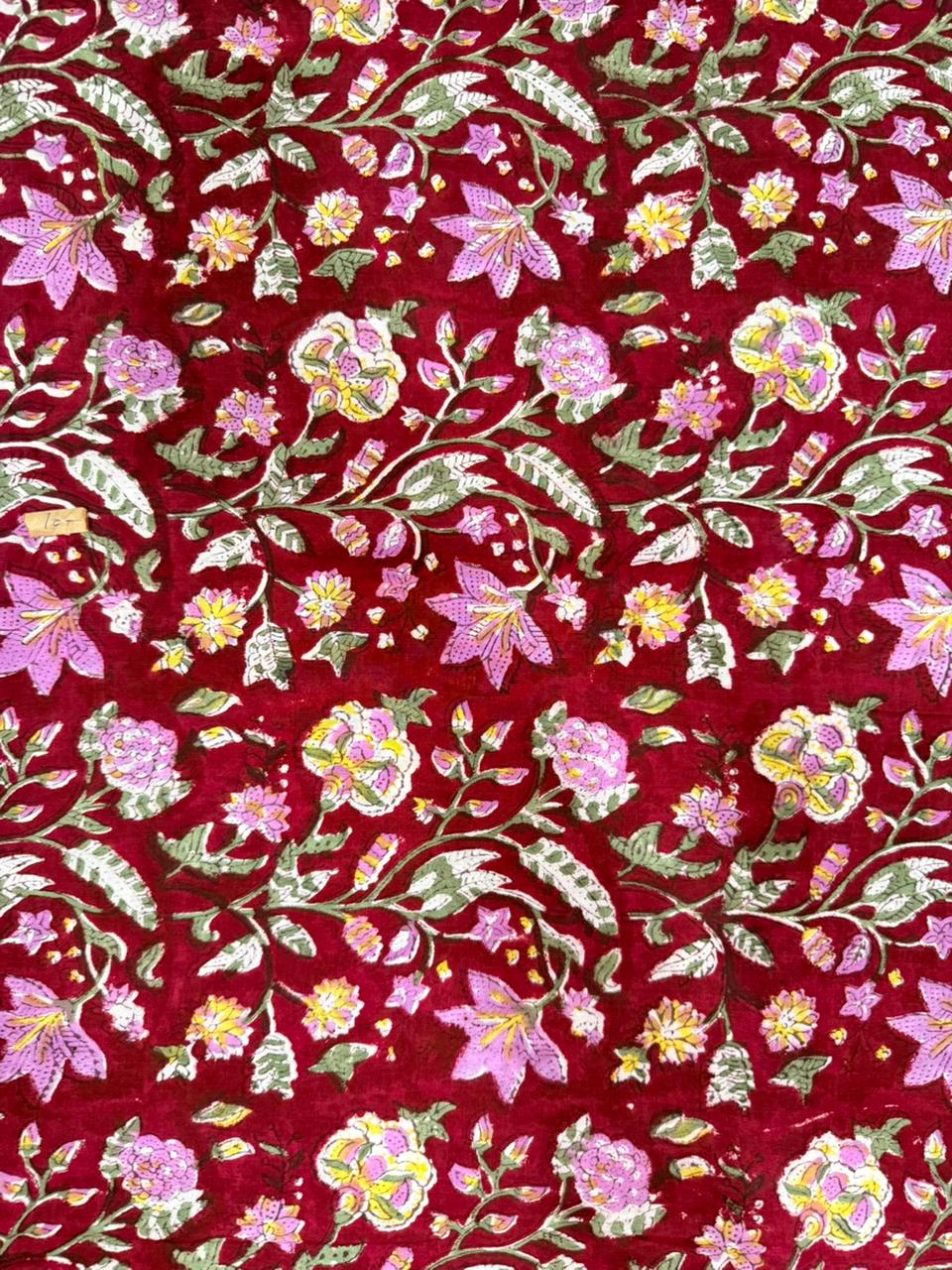 Sanganeri cotton fabric