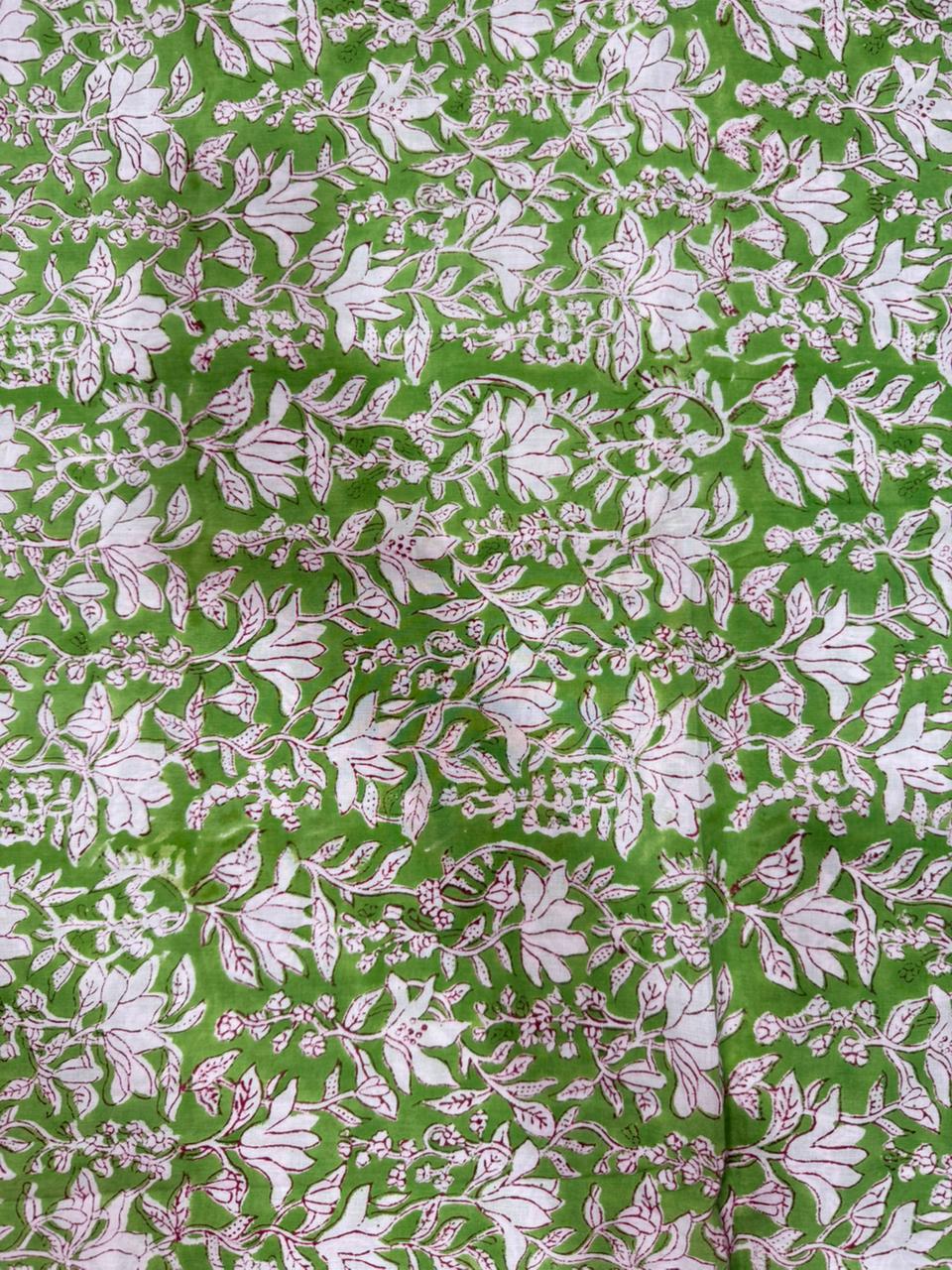 Sanganeri cotton fabric