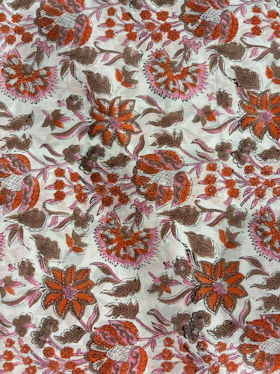 Sanganeri cotton fabric
