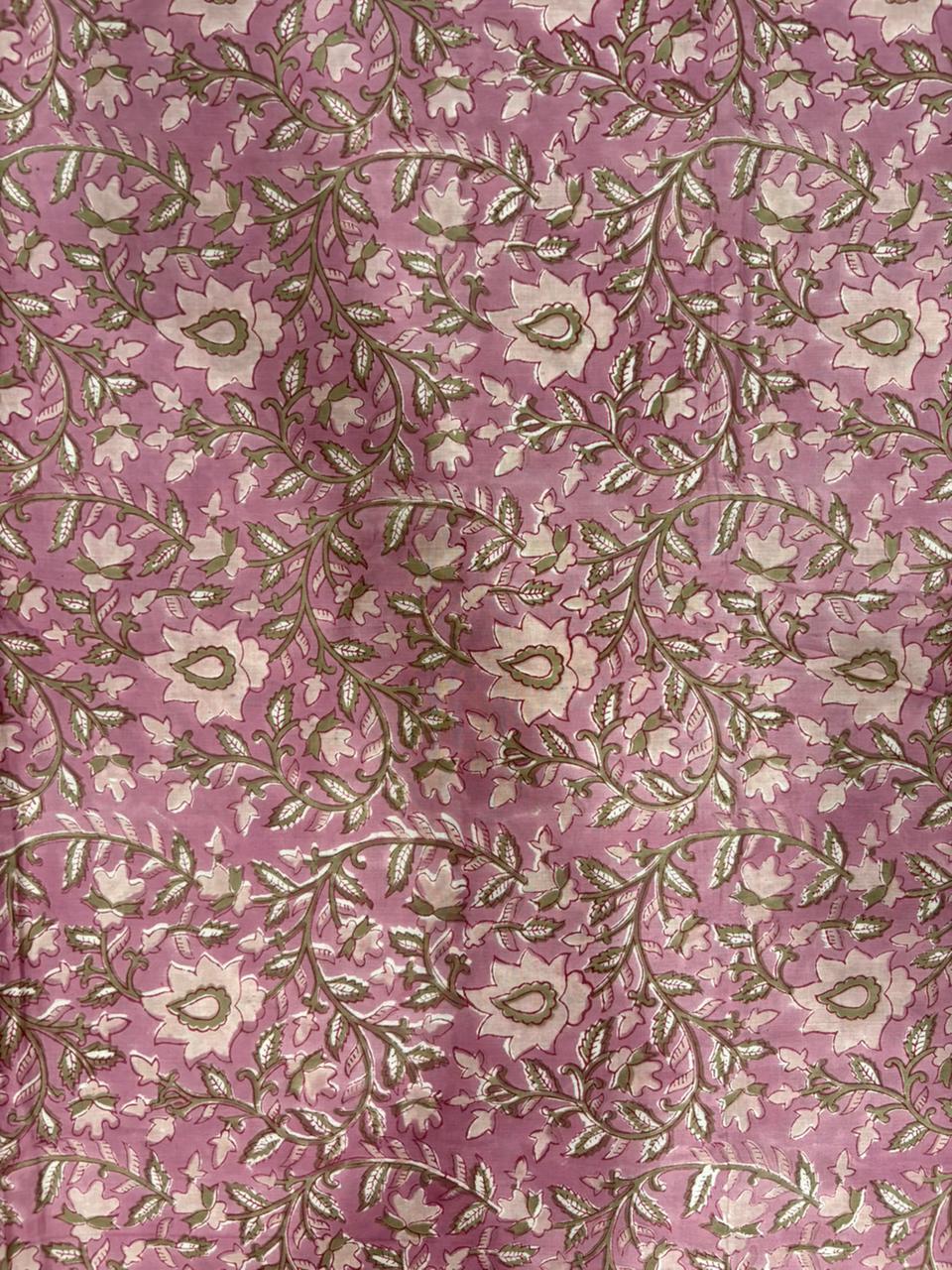 Sanganeri cotton fabric