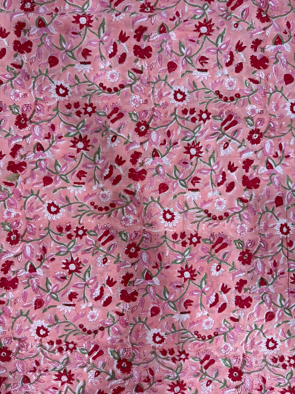 Sanganeri cotton fabric