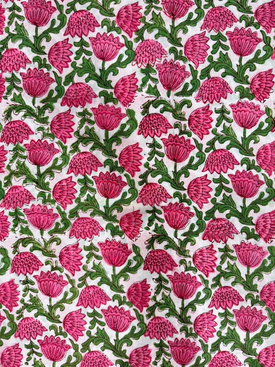 Sanganeri cotton fabric