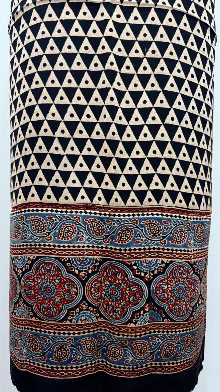 Handblock Ajrakh Modal Suit Set - Image 3