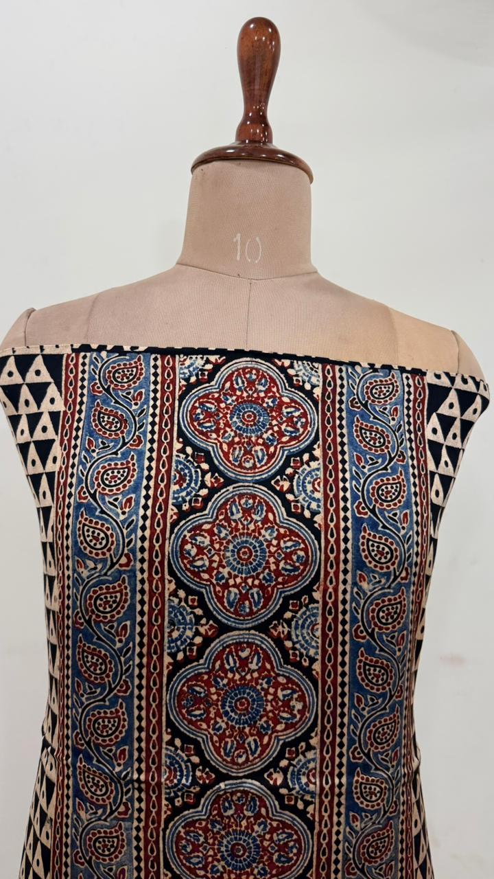 Handblock Ajrakh Modal Suit Set - Image 2