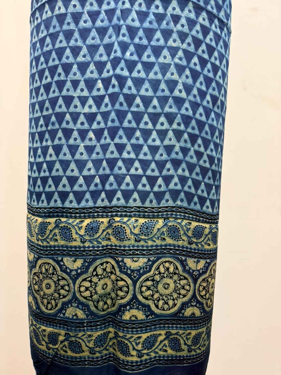 Handblock Ajrakh Modal Suit Set - Image 4