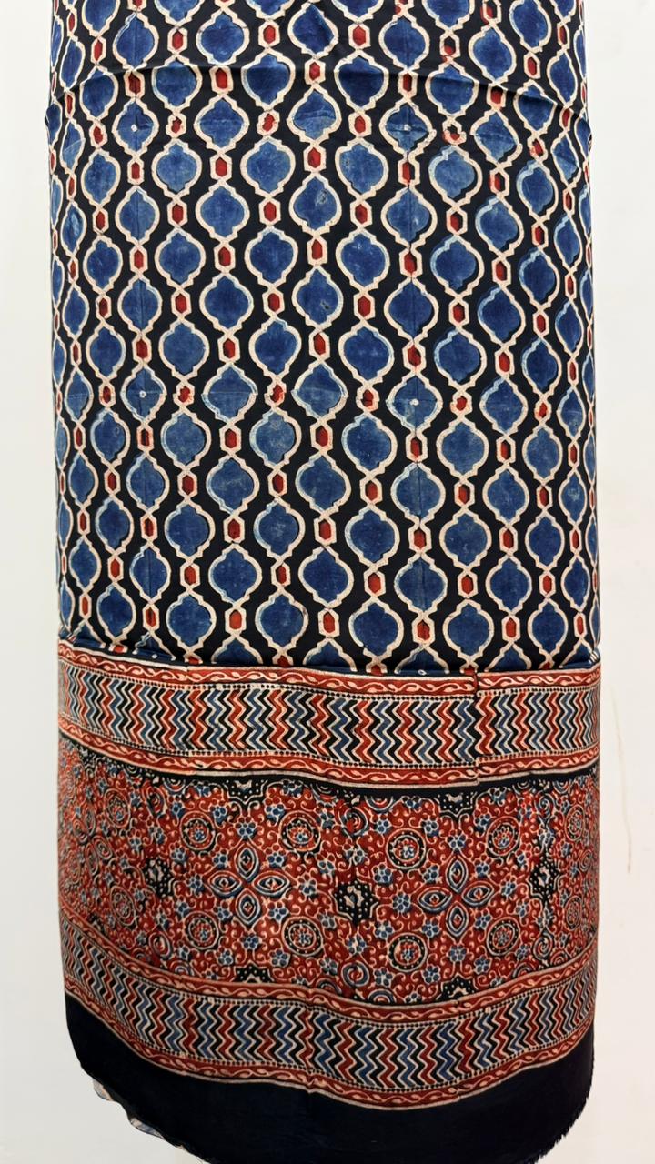 Handblock Ajrakh Modal Suit Set - Image 4