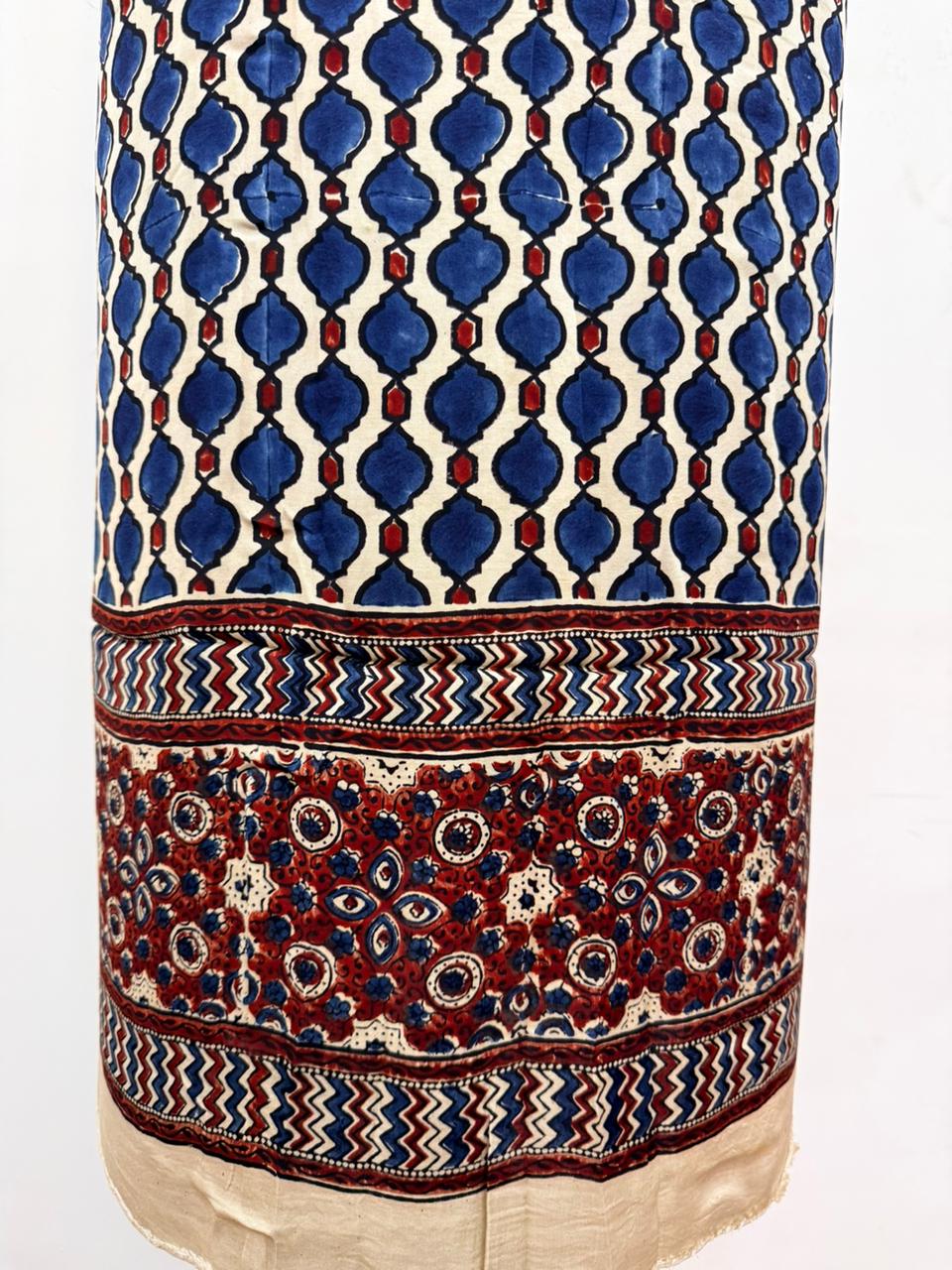 Handblock Ajrakh Modal Suit Set - Image 4