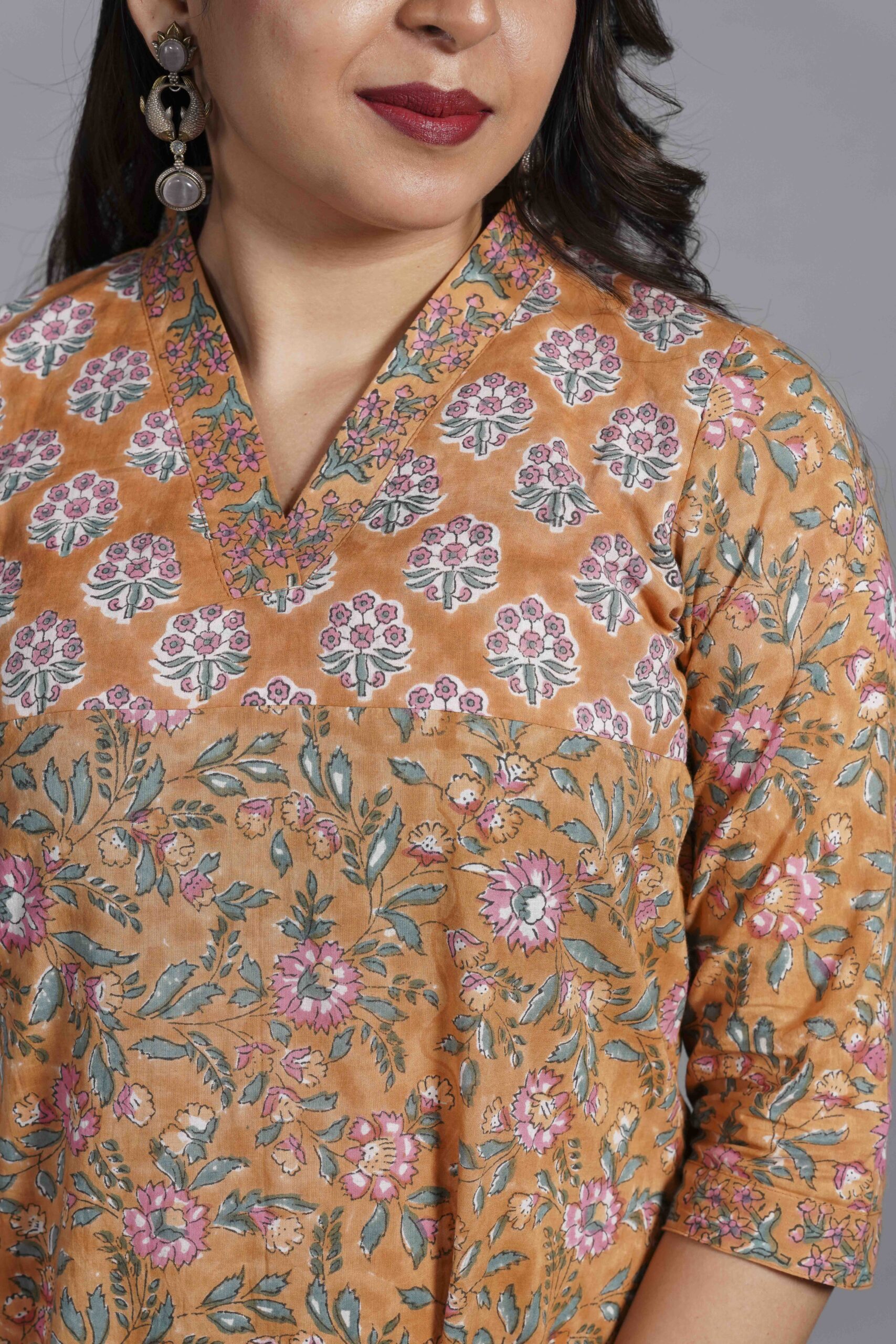 Sanganeri Cotton Kurta Set - Image 2