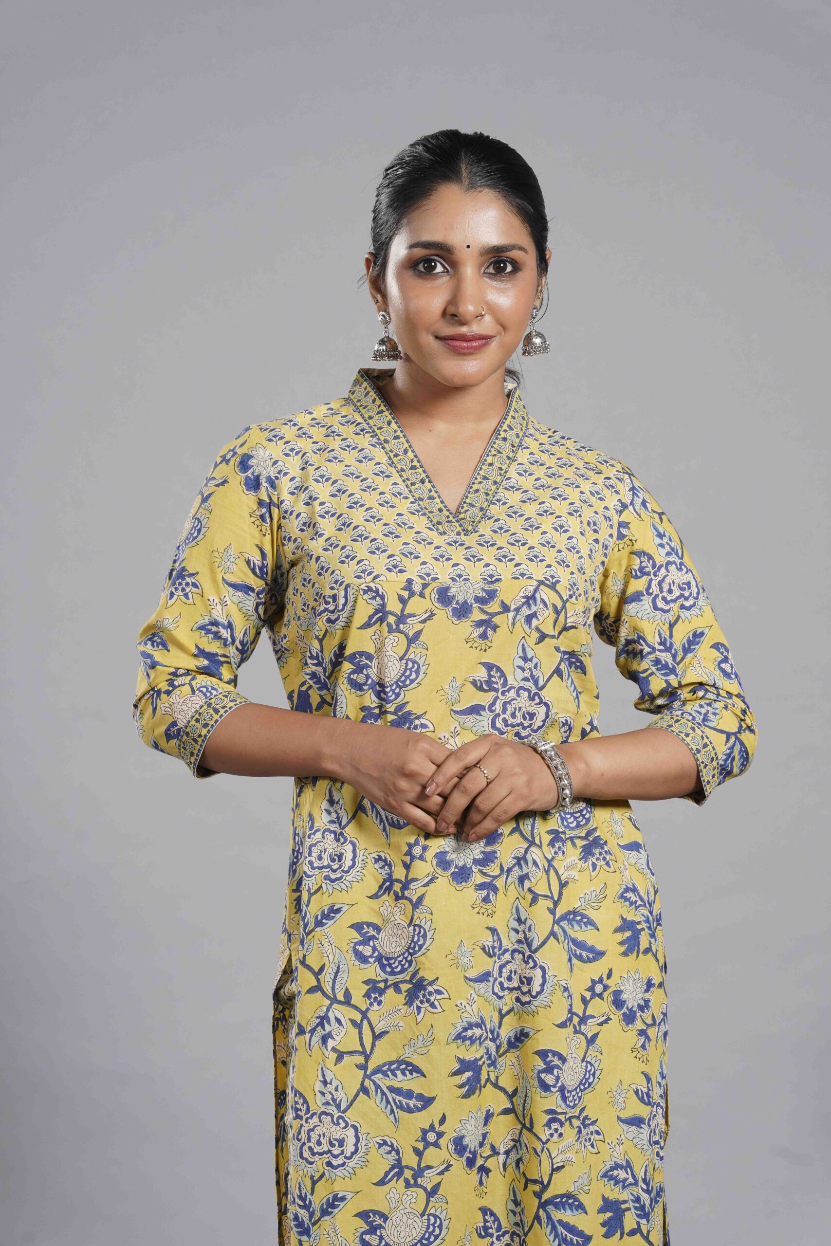 Sanganeri Cotton Kurta Set - Image 5