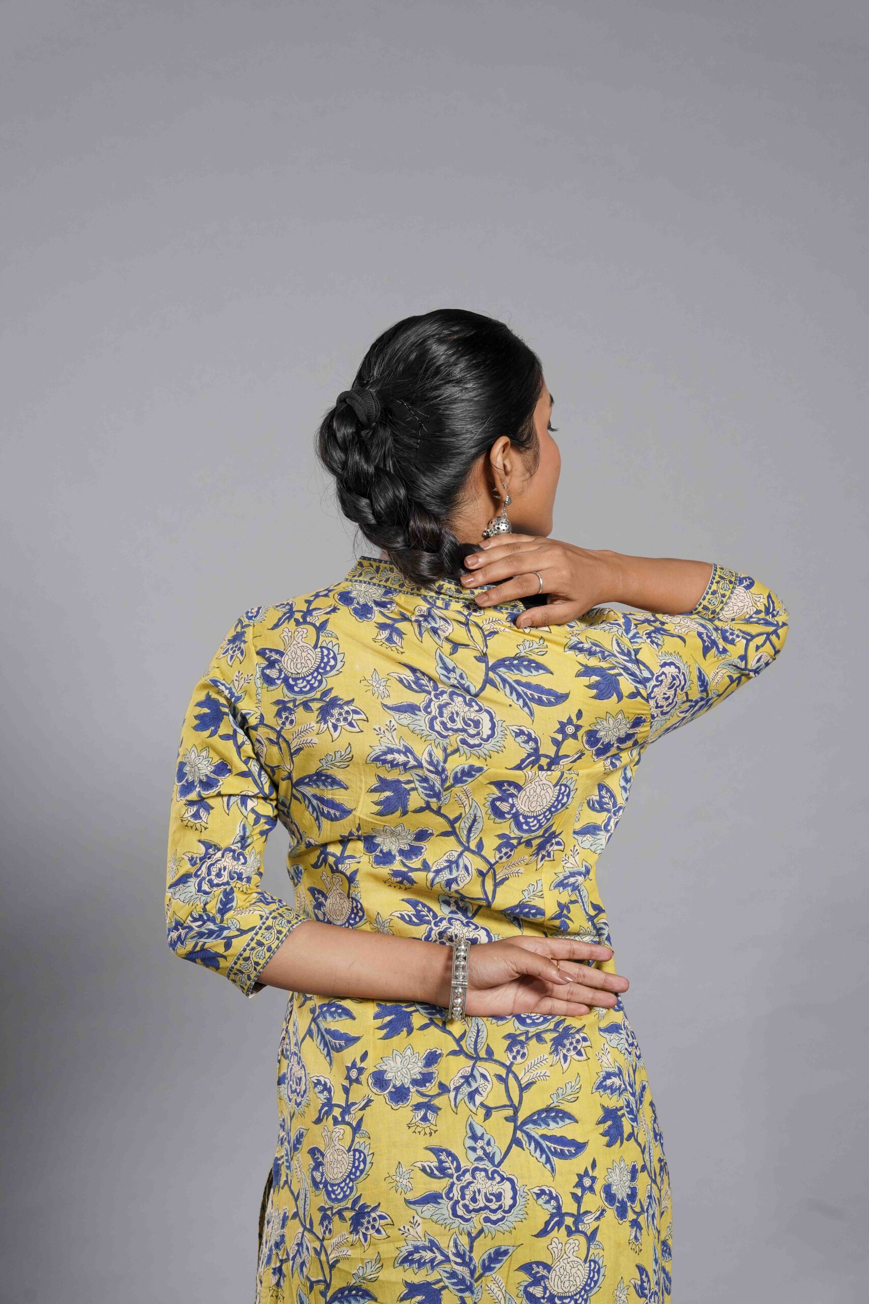 Sanganeri Cotton Kurta Set - Image 4