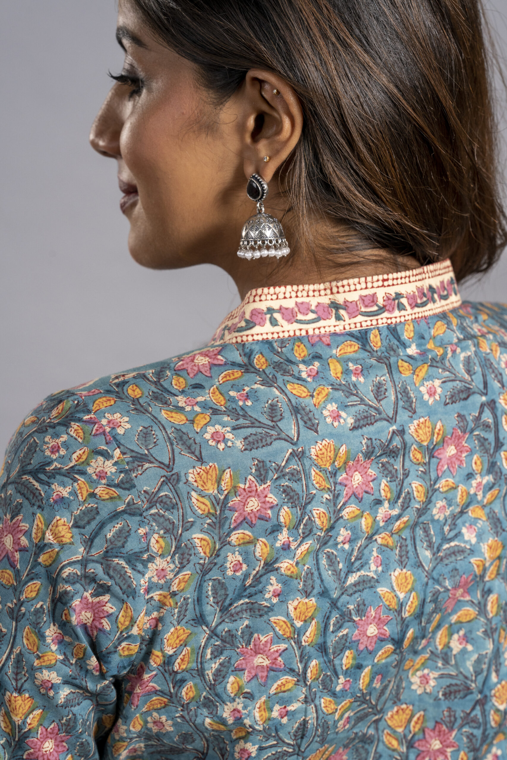 Sanganeri Cotton Kurta Set - Image 4