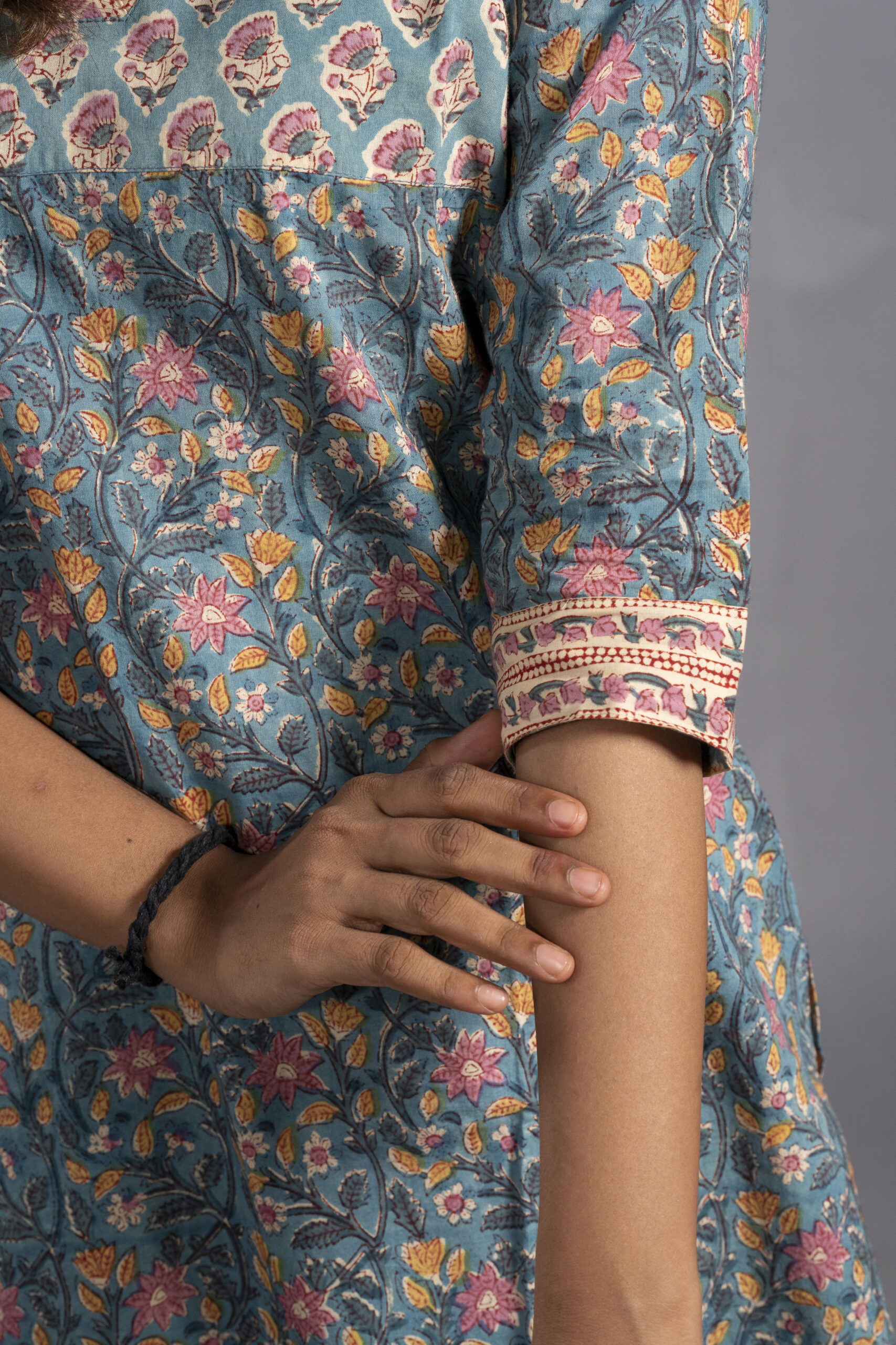 Sanganeri Cotton Kurta Set - Image 3