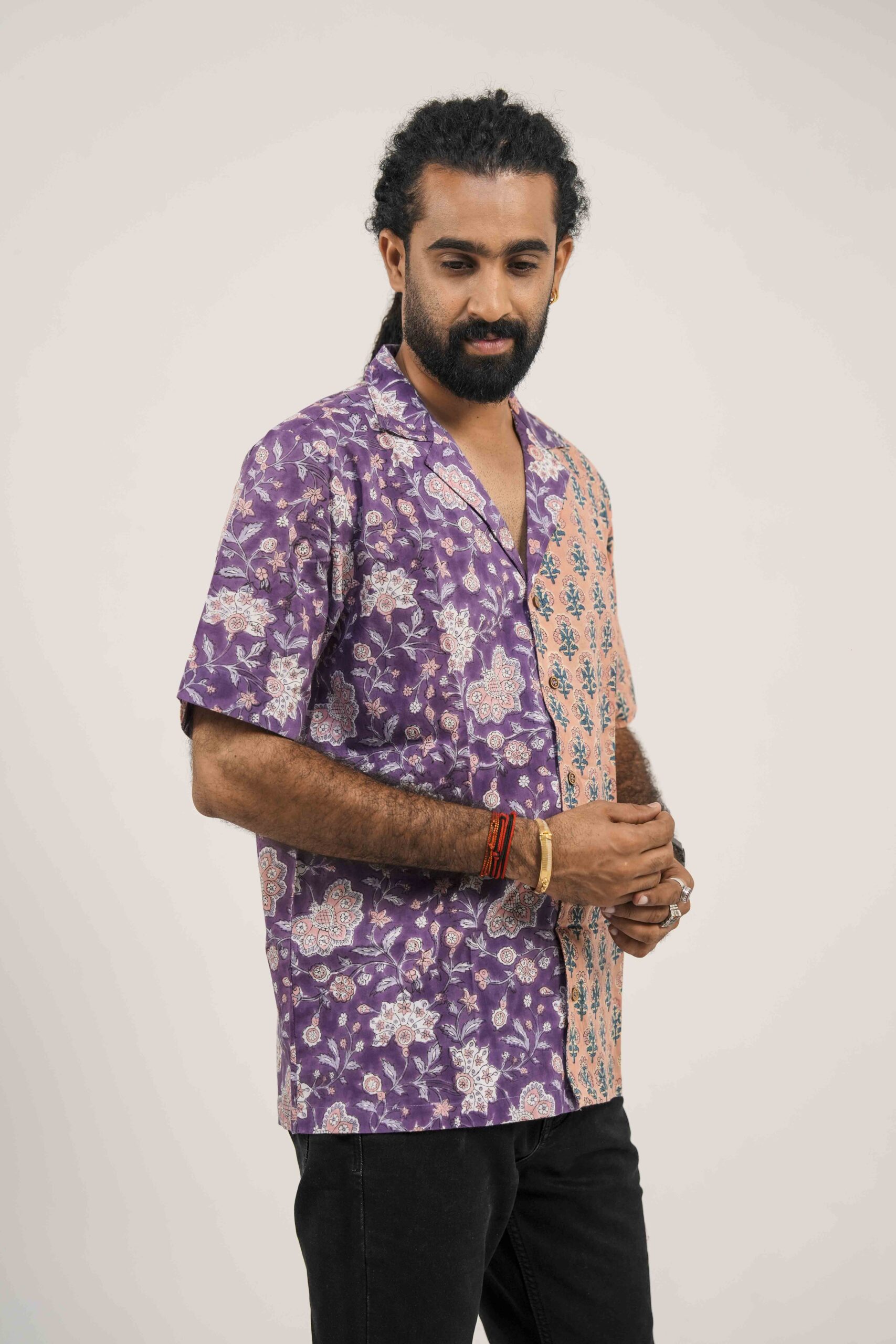 Turquoise Contrast Shirt - Image 6