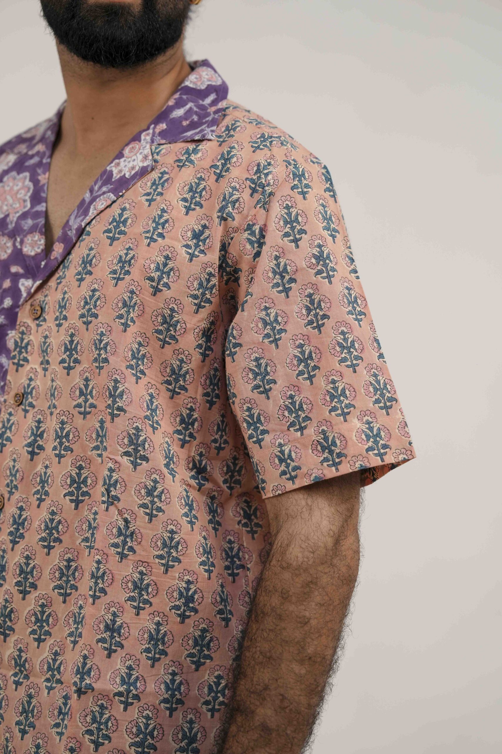 Turquoise Contrast Shirt - Image 4