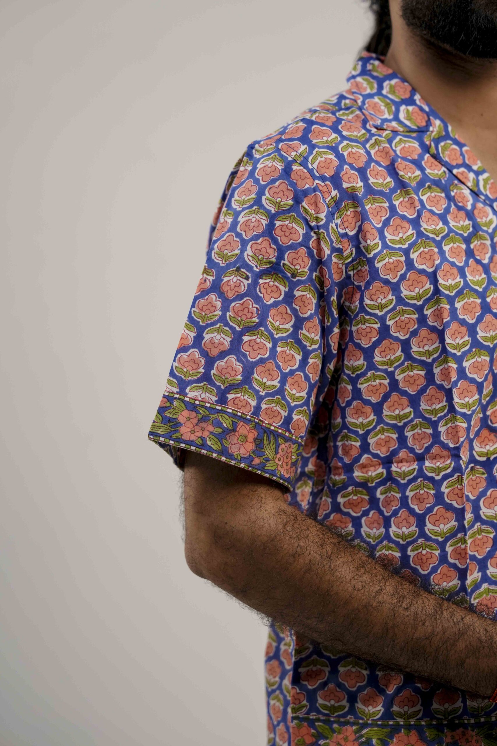 Cerulean Bloom Shirt - Image 3