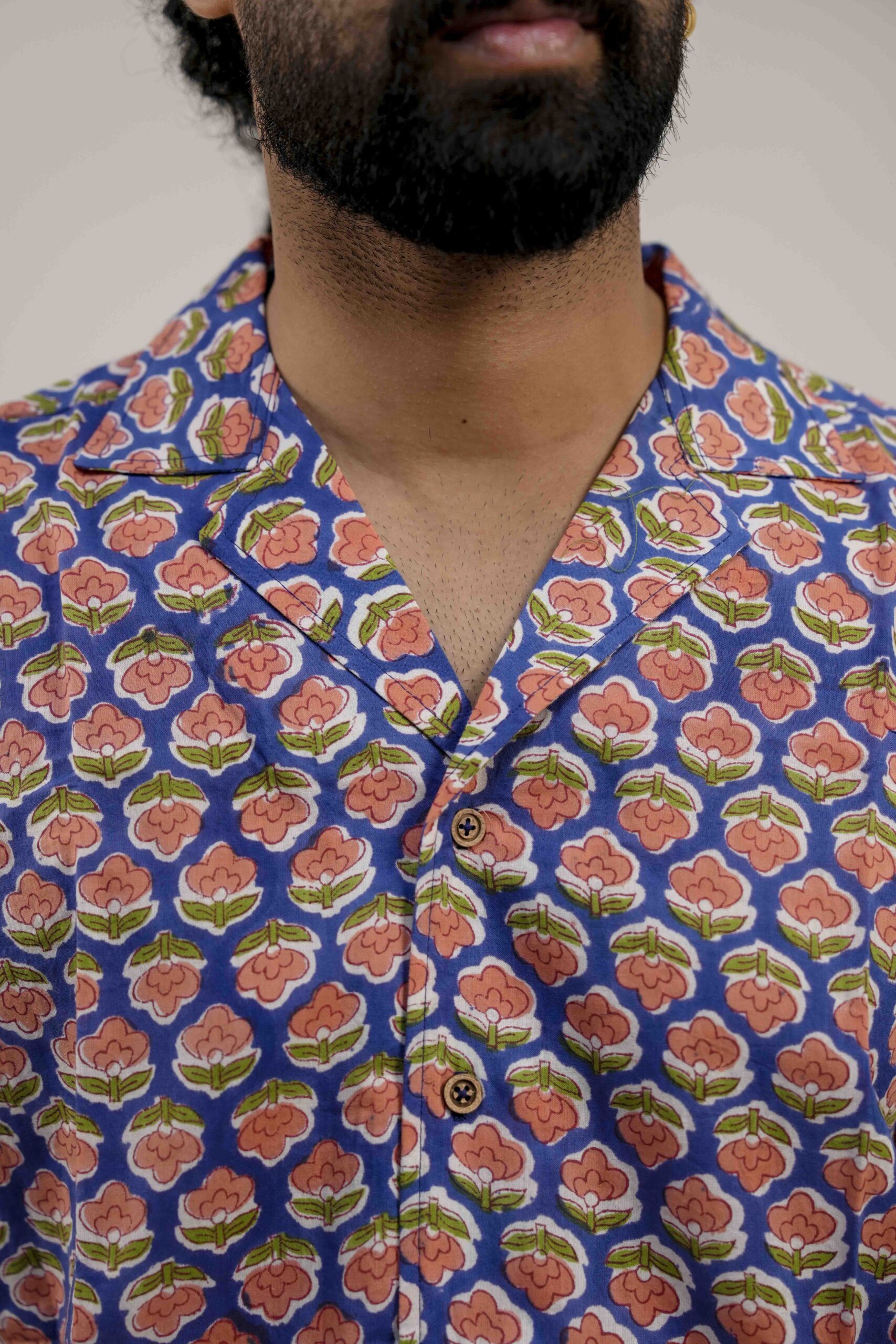 Cerulean Bloom Shirt - Image 2