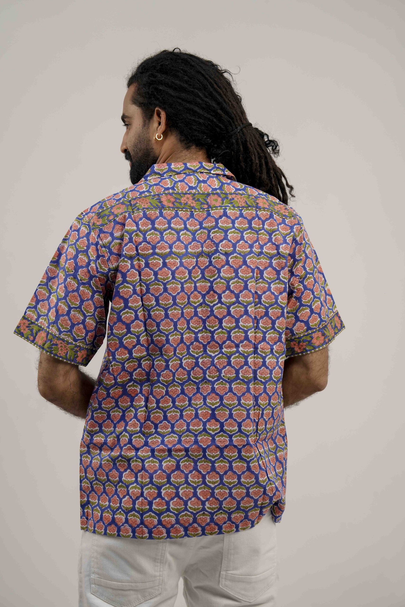 Cerulean Bloom Shirt - Image 6