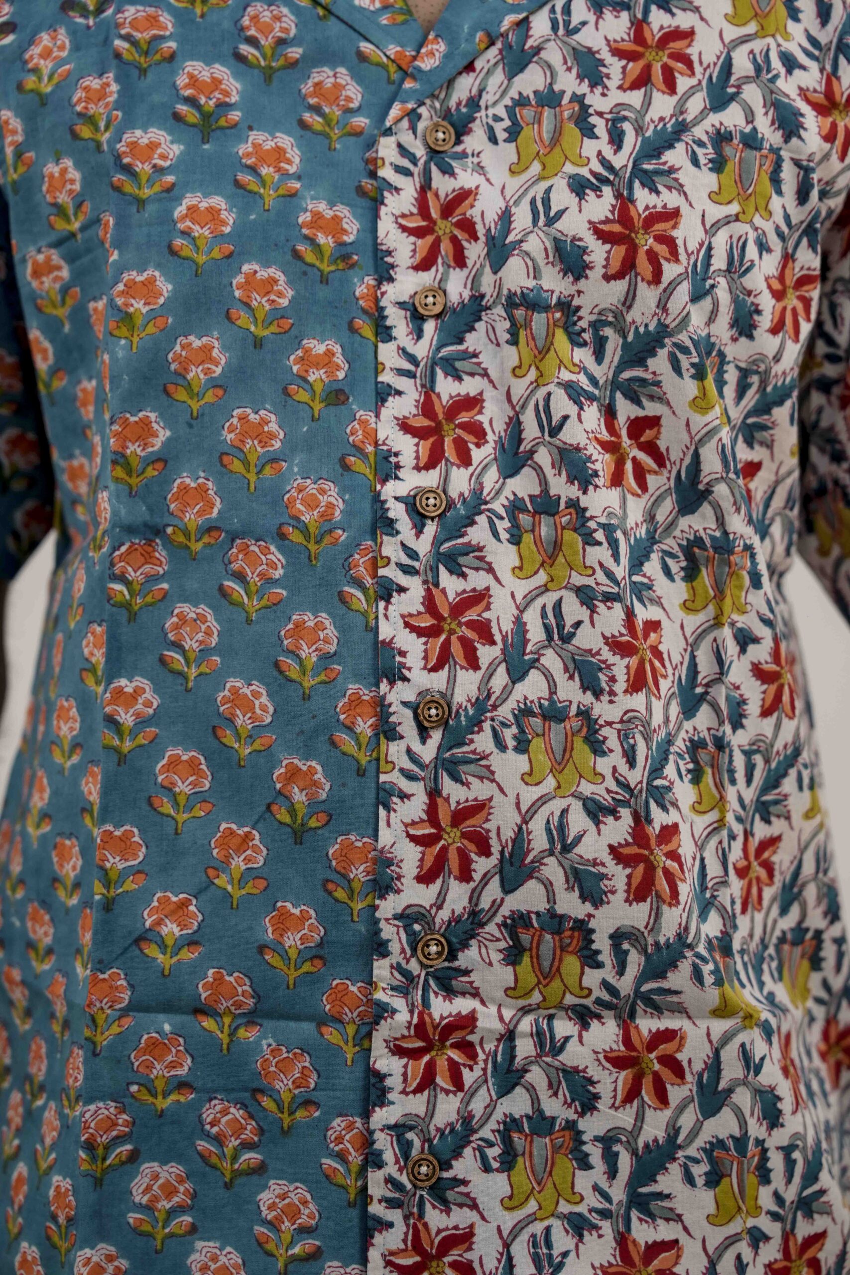 Teal Contrast Shirt - Image 5