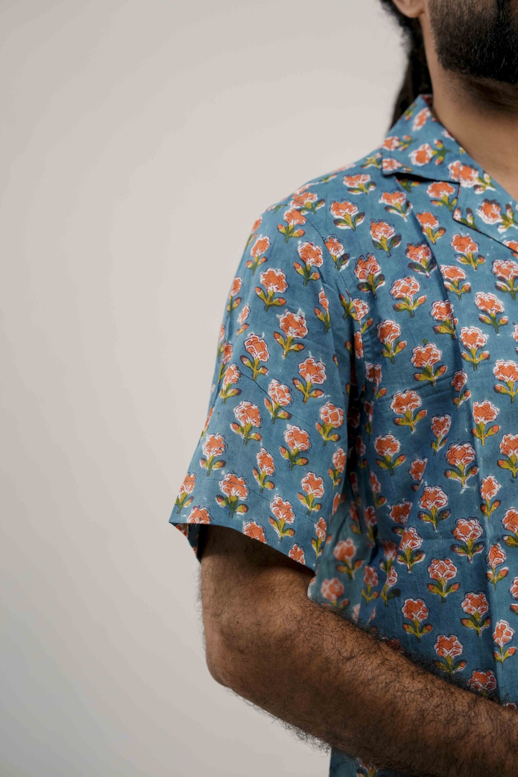 Teal Contrast Shirt - Image 3