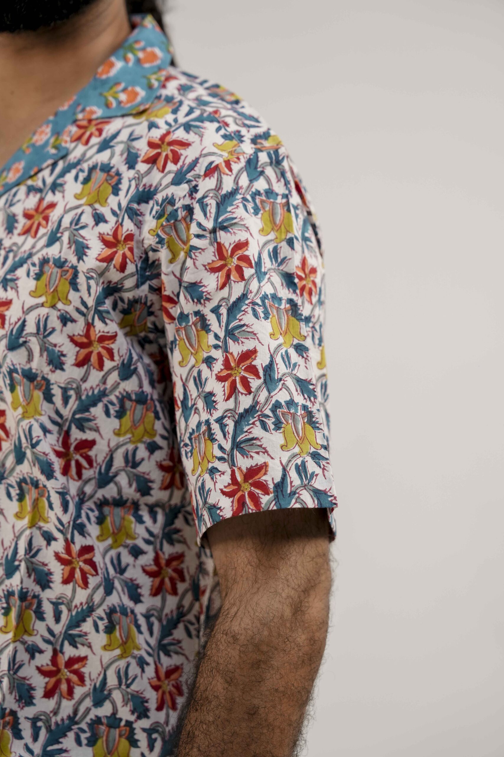 Teal Contrast Shirt - Image 4