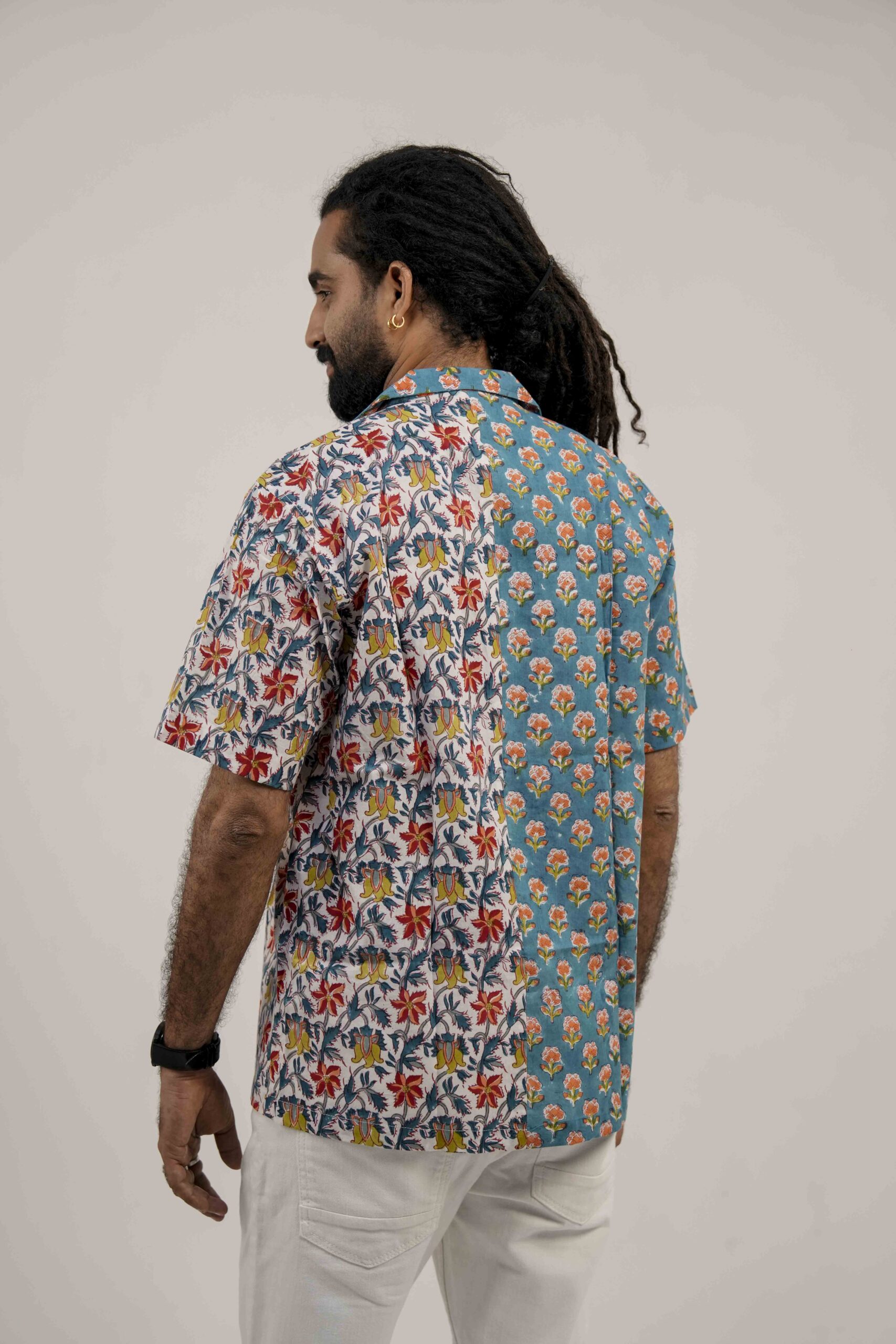 Teal Contrast Shirt - Image 8