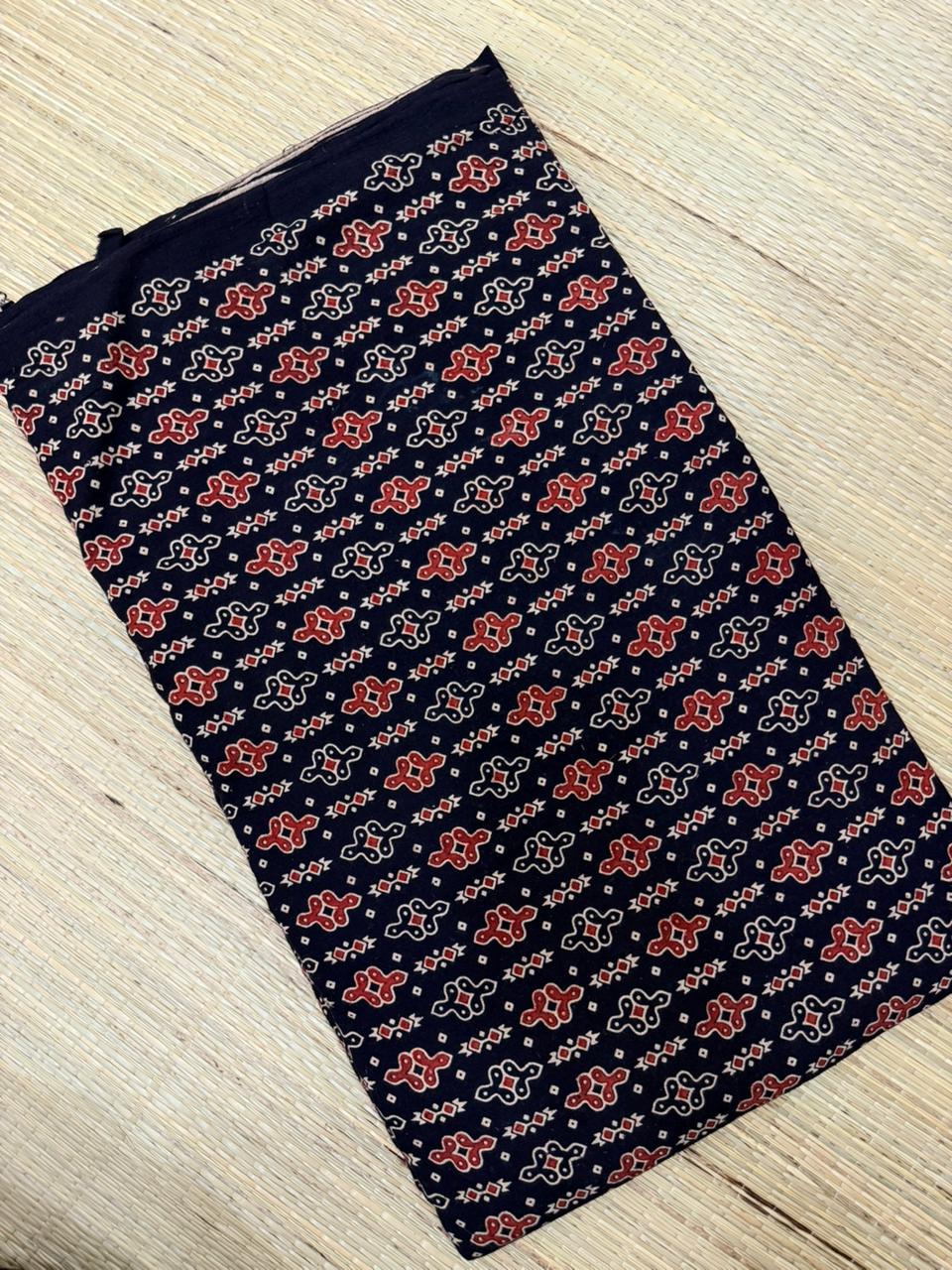 Ajrakh Veg Print Running Fabrics - Image 2