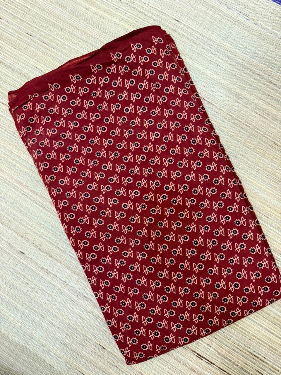 Ajrakh Veg Print Running Fabrics - Image 2