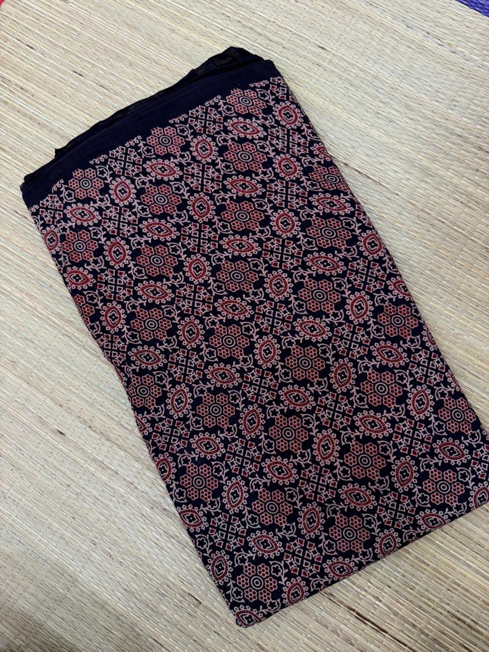 Ajrakh Veg Print Running Fabrics - Image 2